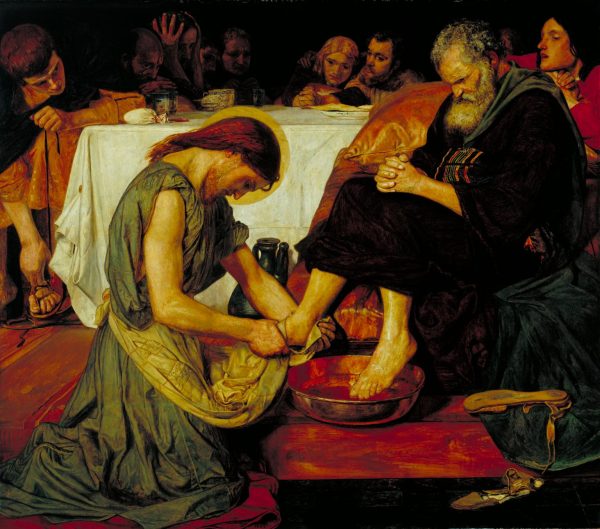 Jesus Washing Peter's Feet 1852 6 By Ford Madox Brown 1821 1893